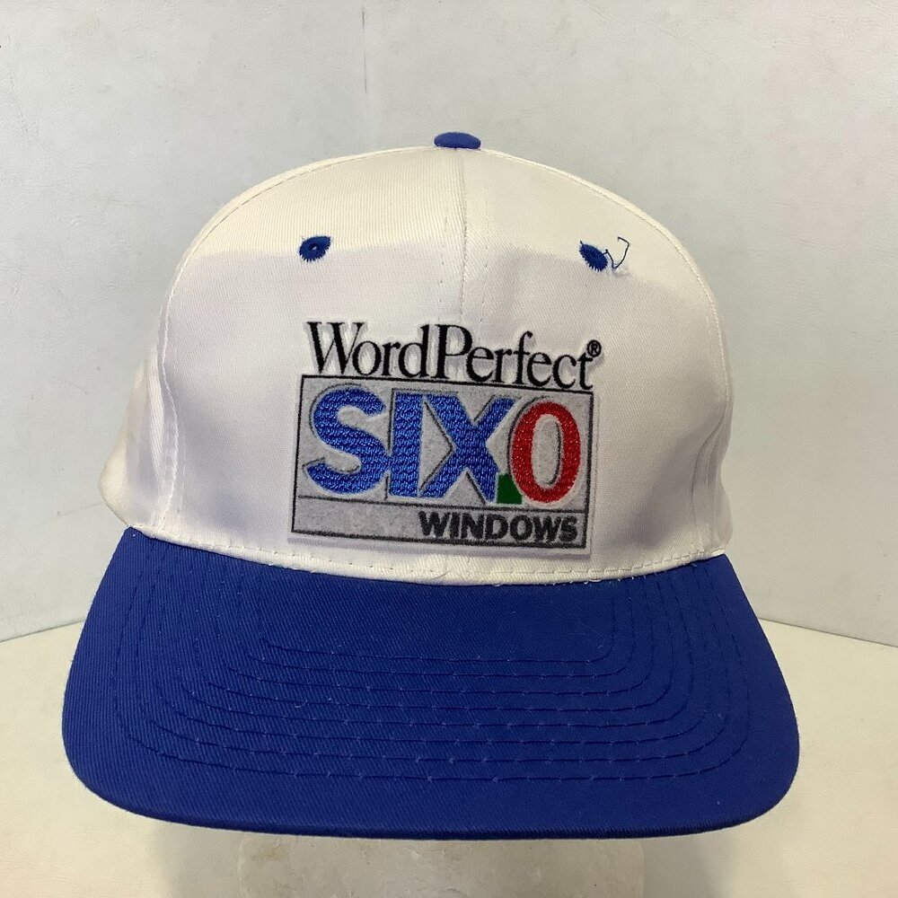 Word Perfect Six 0 Windows Snapback Cap Hat